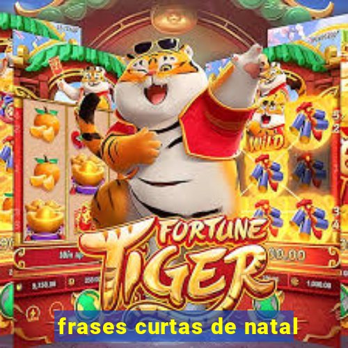 frases curtas de natal